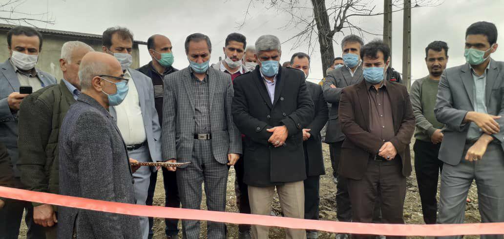 در نهمین روز از ایام الله دهه مبارک فجر ؛ افتتاح دو پروژه عمرانی جهاد کشاورزی سیاهکل