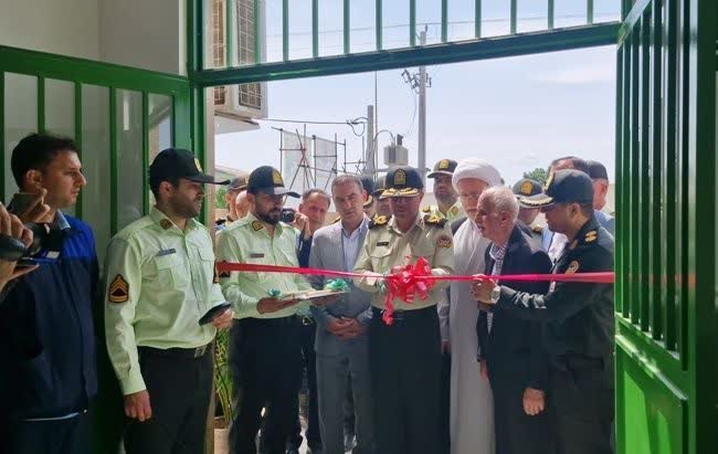 آیین افتتاح کلانتری ۱۱ رضوانشهر و ۲۳۰۰ متر از پروژه های عمرانی پلیس گیلان