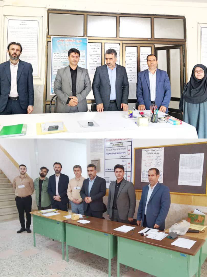 بازدید میدانی فرماندار آستارا از حوزه‌های امتحانات نهایی دانش آموزان