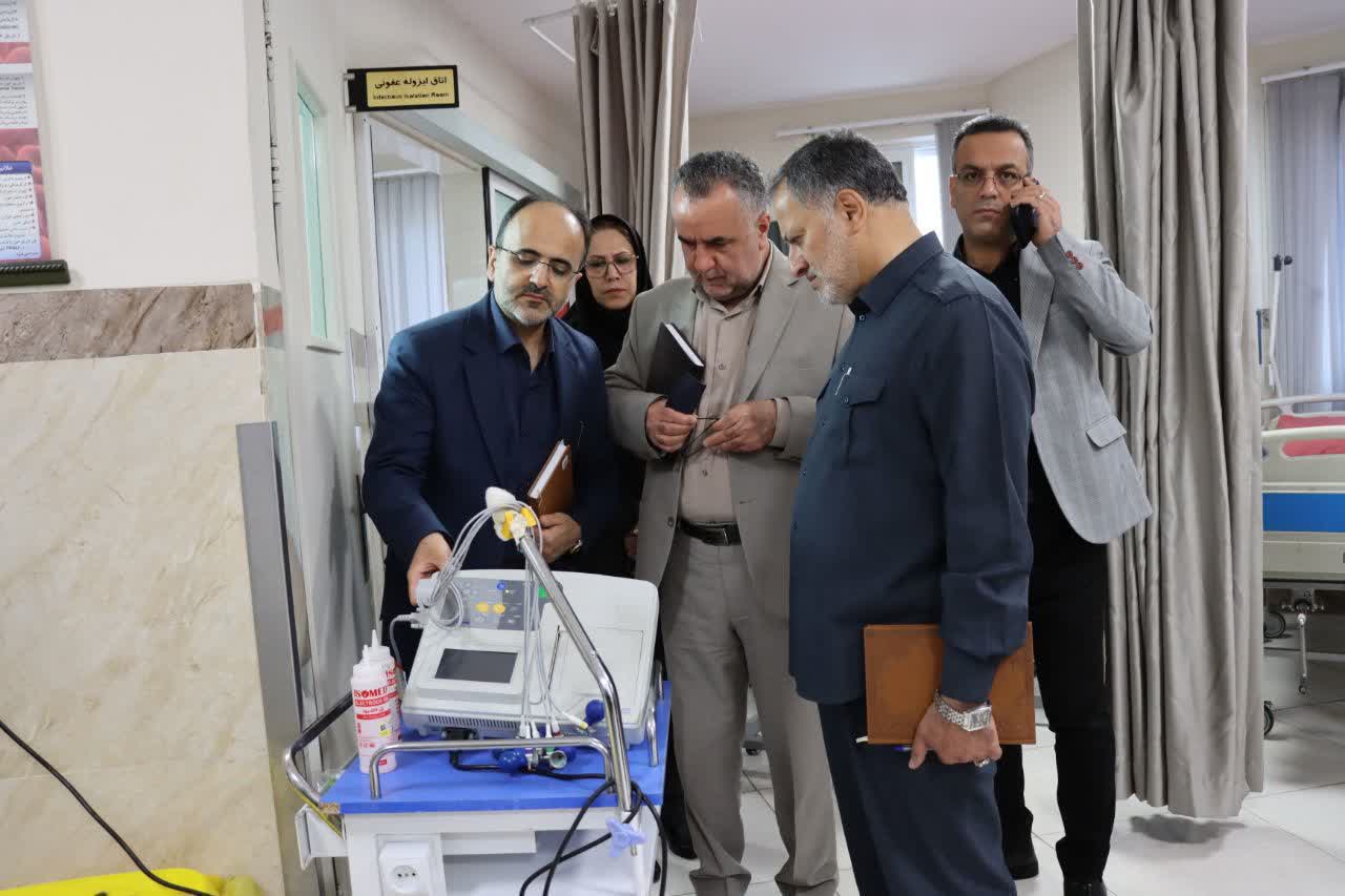 بازدید سرزده بازرس کل استان گیلان از بیمارستان امام خمینی(ره) شهرستان صومعه سرا