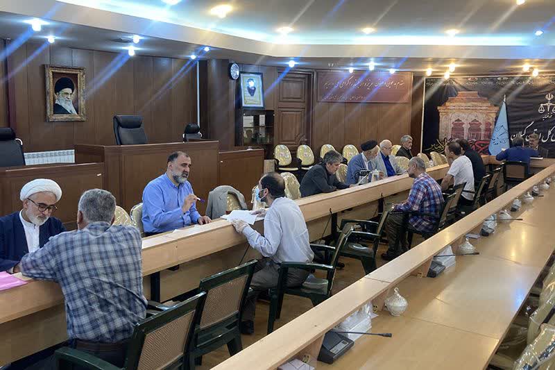 دیدار هفتگی رئیس کل و معاونین قضایی دادگستری کل استان گیلان برگزار شد