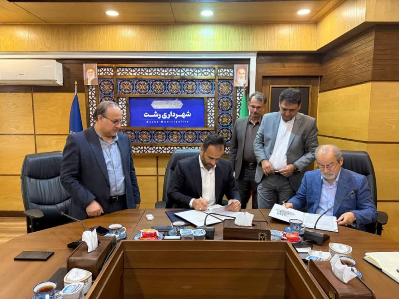 امضای تفاهمنامه نامه شهرداری رشت و سامانه ” سهدا ” برای ارتقاء سلامت اجتماعی شهروندان